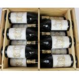 12 bottles in OWC Chateau Haut Brion 1er