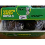 Boxed Drakes Pride lawn bowls