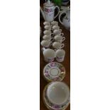 A quantity of Royal Worcester Royal Garden pattern coffee wares