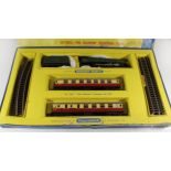 A boxed Hornby Dublo two rail electric train set no. 2015 'The Talisman' Containing 4-6-2 locomotive
