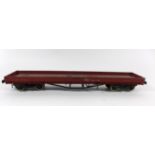 A good quality unboxed 'O' gauge flatbed wagon Advertising ED-Doncaster - believed to be by