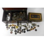 A large collection of British coinage To include Queen Victoria silver double florin dated 1888,