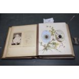 A Victorian photograph album containing approximately 52 photographs Subjects include a man with his