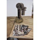 A mid 20th Century candlestick telephone Of typical form together with a collection of various