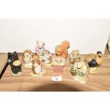 A collection of ten various Beswick Beatrix Potter figures To include 'Duchess,' 'Squirral
