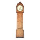 An early 19th Century mahogany cased eight day Scottish longcase clock Having a 36 diameter circular