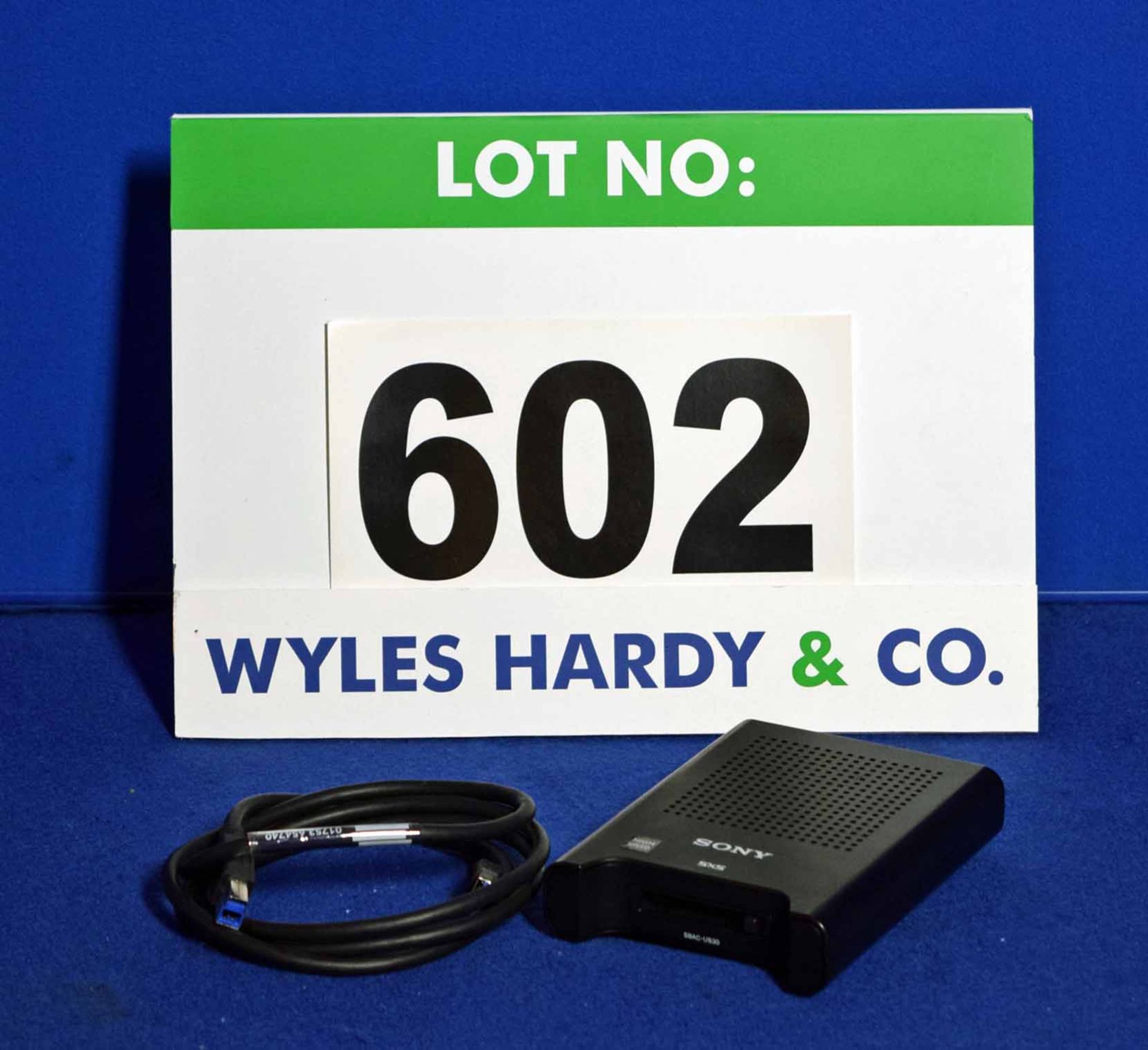 A SONY SBAC-US30 SXS Pro Memory USB 3.0 Card Reader/Writer, Serial No. 3914