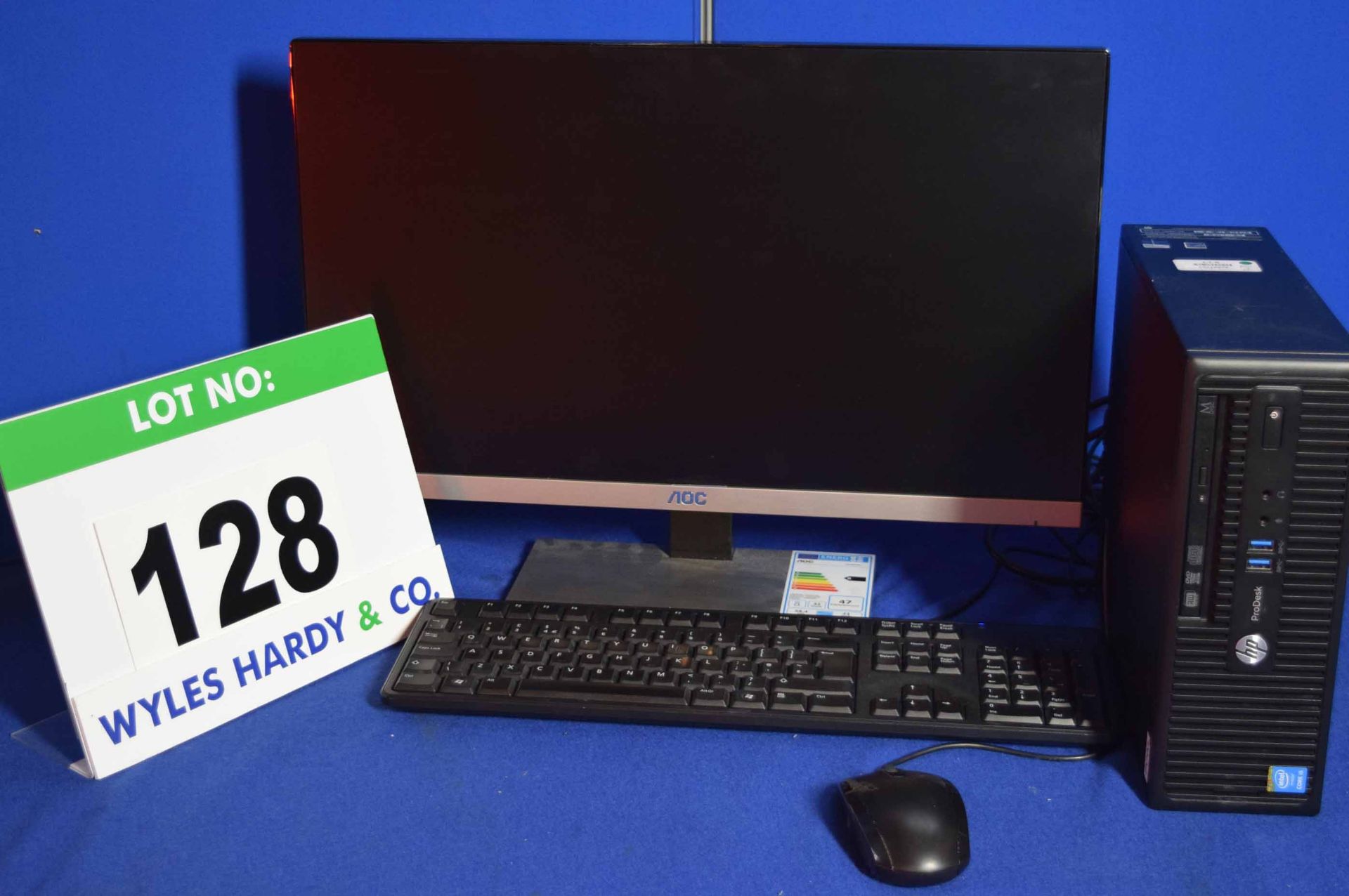 A HEWLETT PACKARD ProDesk 400 INTEL Core i5-4590S 400Ghz Small Form Factor Desktop Computer with