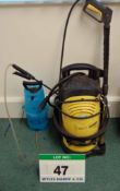 A K'ARCHER HB5-11C Heavy Duty 110V Pressure Washer with Hose, Lance and A Detergent Sprayer