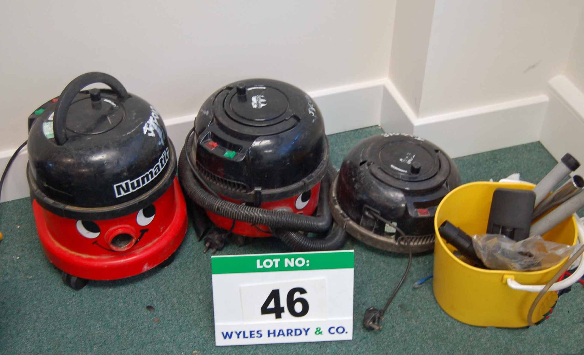 A Quantity of NUMATIC Henry Vacuum Cleaner Used Spare Parts and Accessories (As Photographed)