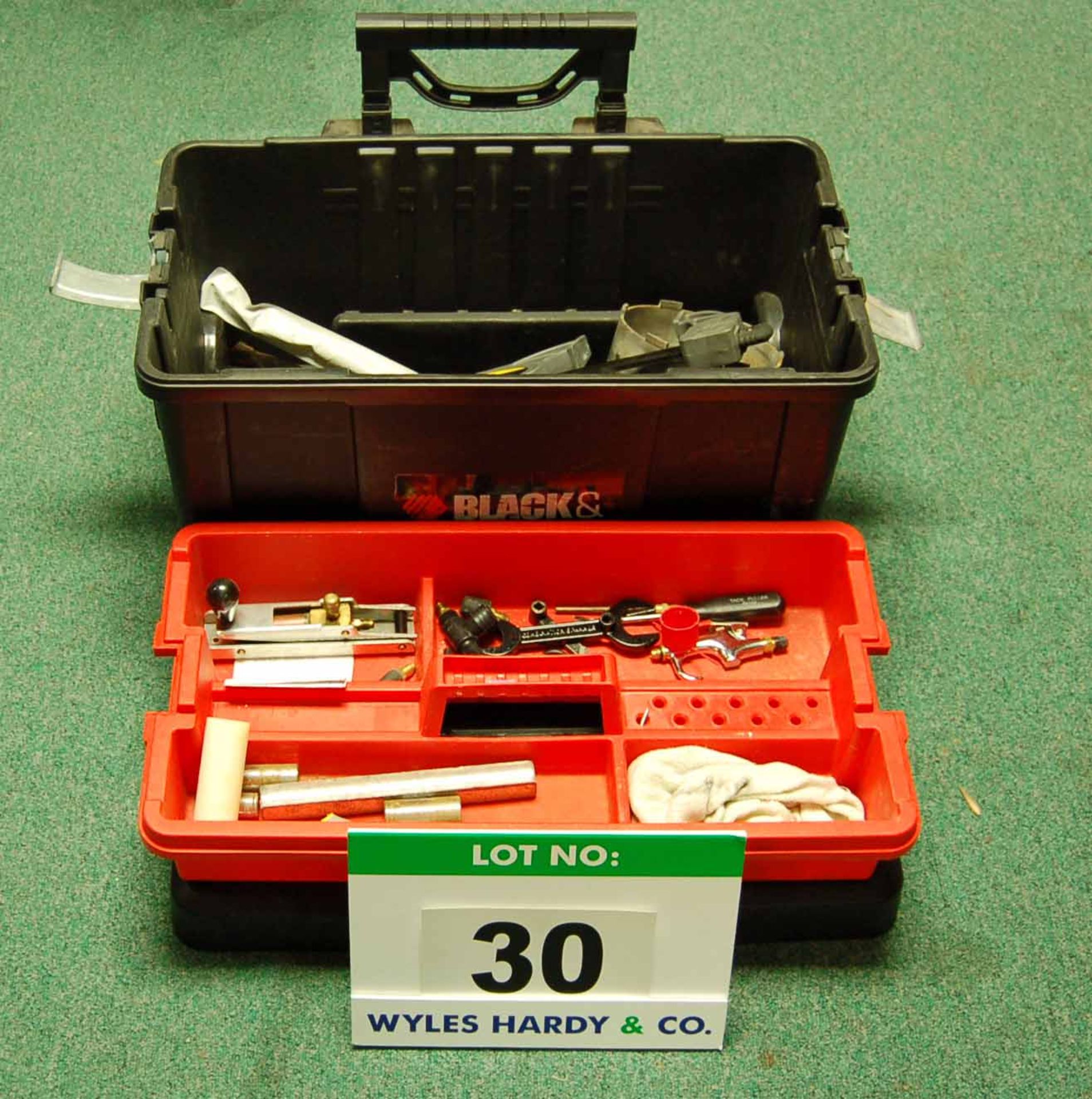 A Tool Box and Contents (As Photographed)