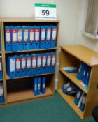 A 1200mm x 750mm Open Fronted Bookcase & An 800mm x 750mm Open Fronted Bookcase (Contents NOT