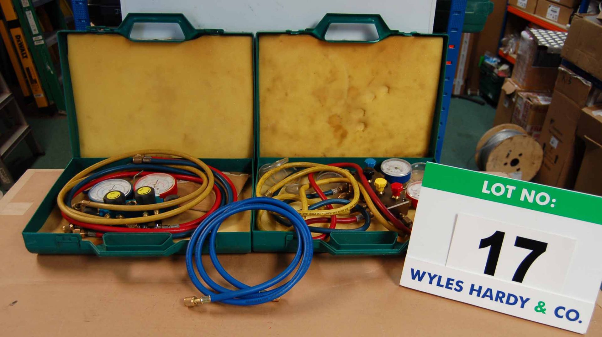 Two REFCO 4-Valve Manifold Test Kit (As Photographed)