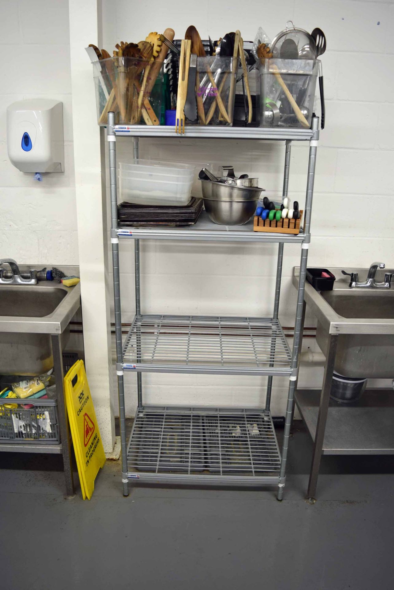 Seven Various Wire Framed Catering Racks (As Photographed) (Excludes Contents) - Image 2 of 5