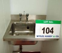 A Stainless Steel Sink. (A Method Statement is Required Prior to Removal of this Lot - Refer to