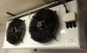 A 2-Fan Evaporator Unit. (A Method Statement is Required Prior to Removal of this Lot - Refer to