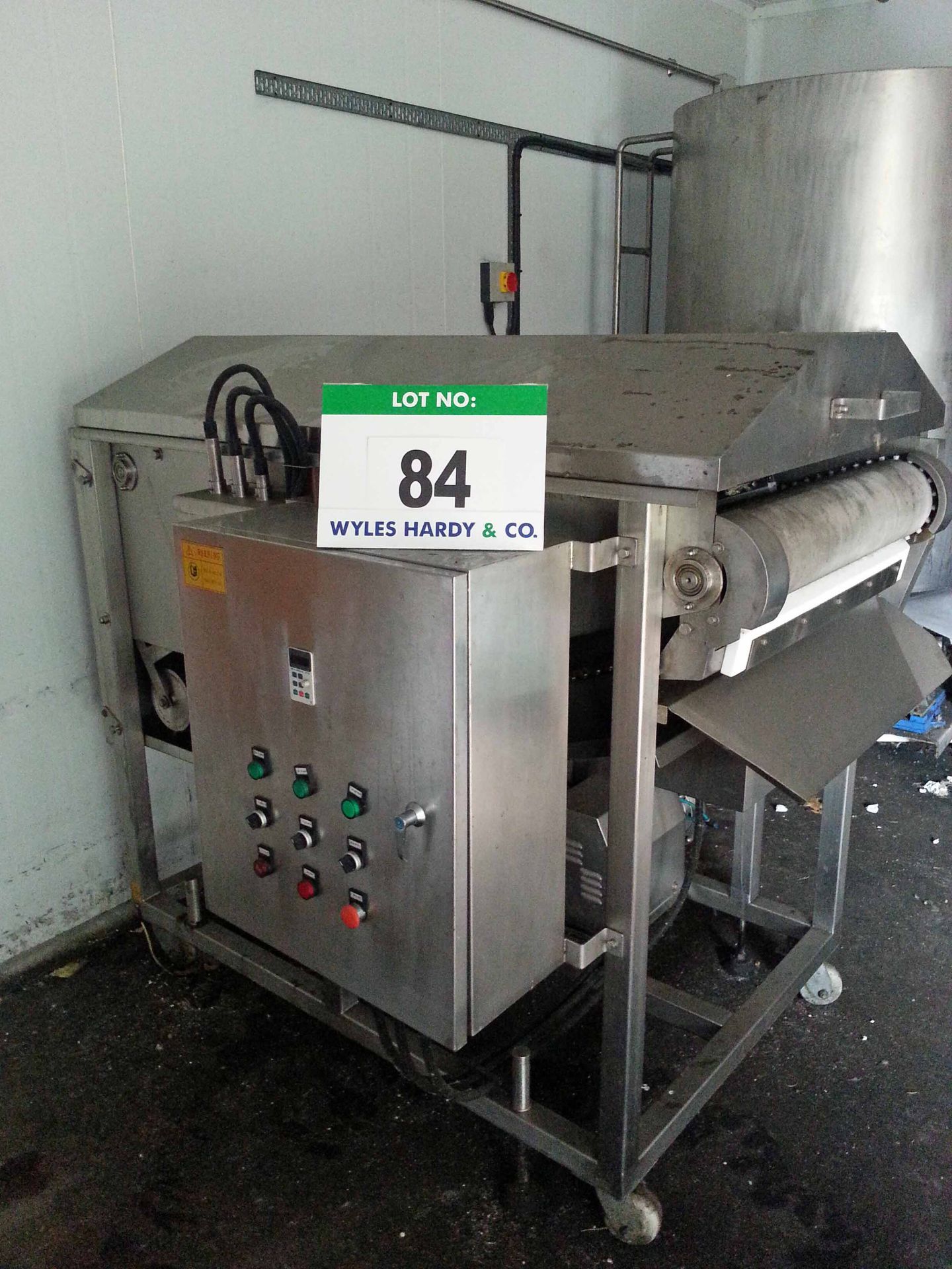 An XXD Model XDF-800-2 Liquid Fat Continuous Screen Filter, Serial No. 2909 (2014), Approx. 700mm