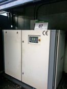 A WENLING XINLEI MAM-280 Packaged Screw Air Compressor with A WENLING XINLEI Refrigerant Air