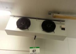 A 2-Fan Evaporator Unit. (A Method Statement is Required Prior to Removal of this Lot - Refer to