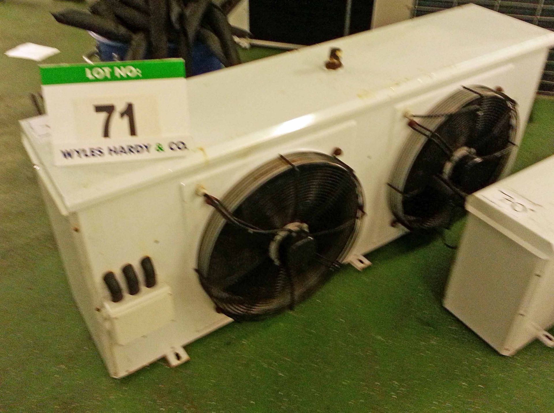 A 2-Fan Evaporator Unit.