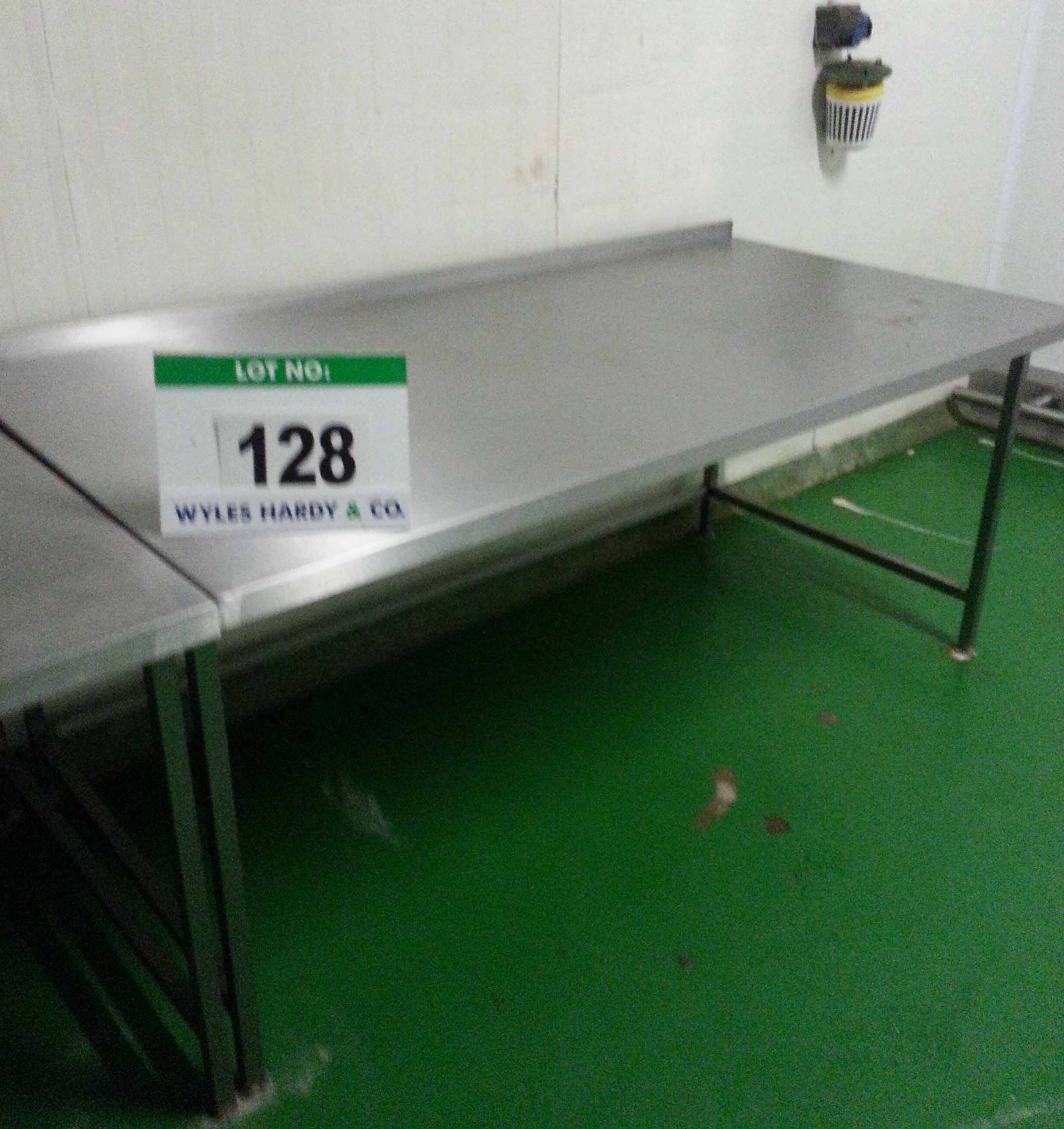 An Approx. 2000mm x 1000mm x 900mm Height Stainless Steel Food Preparation Table