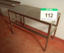An Approx. 1200mm x 600mm x 850mm Height Stainless Steel Food Preparation Table