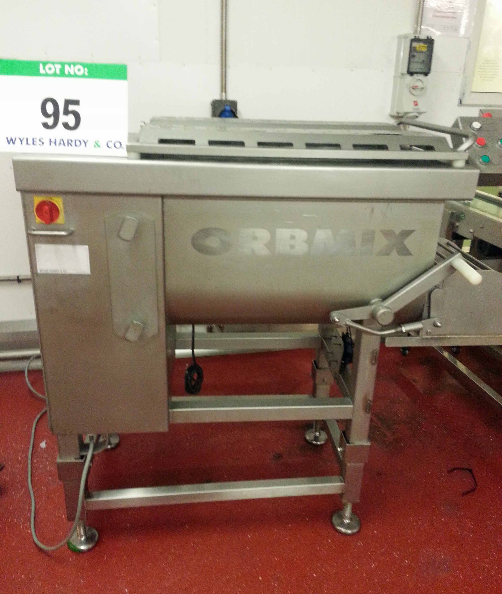 An ORBMIX Model 180 Twin Screw Mixer, Serial No. 189 (415V)