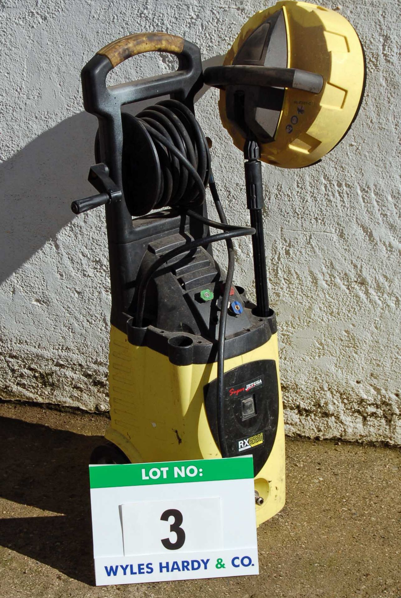 SUPERJET USA RX550i Mobile Pressure Washer (240V) Note: Lance Missing