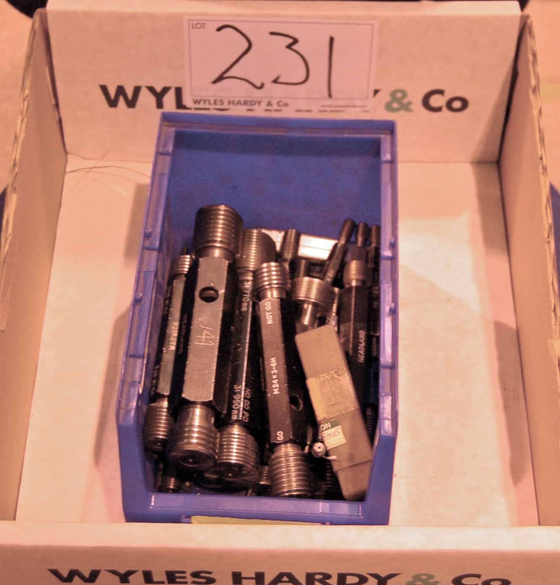 A Box of Metric Thread Gauges (As Photgraphed)