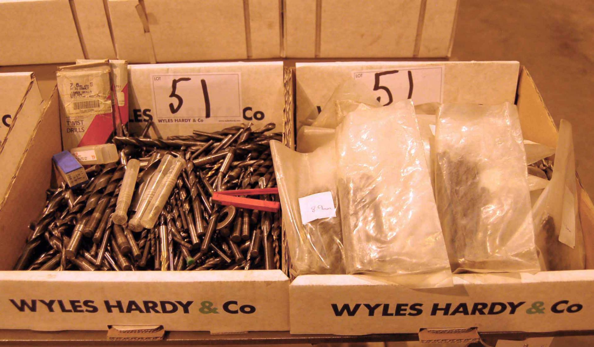 Two Boxes of Straight Shank HSS Drill Bits (As Photographed)