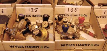 Eight Regulator Gauge Sets (As Photographed)