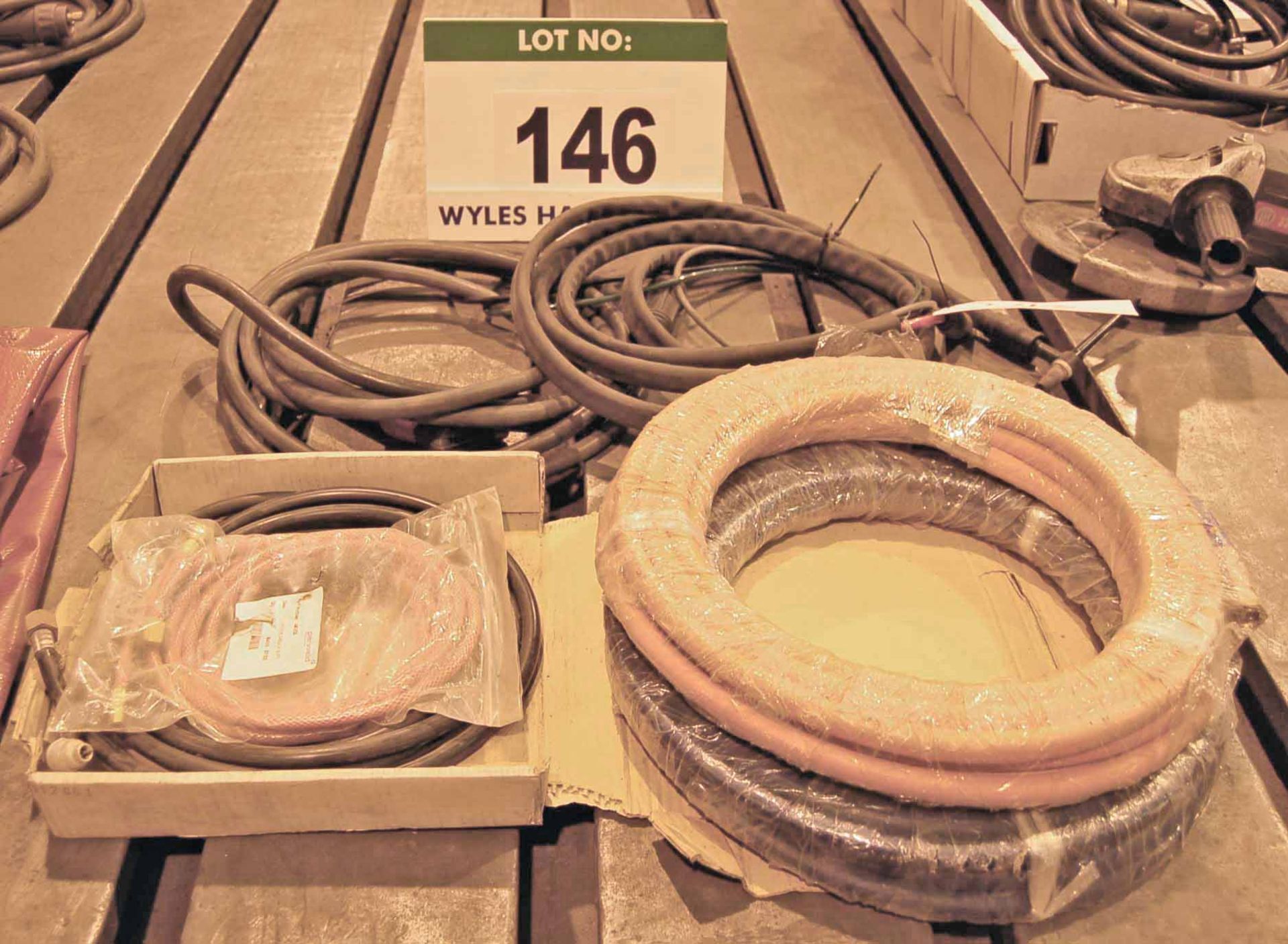 A Quantity of Welding Torches and Gas Hoses (As Photographed)