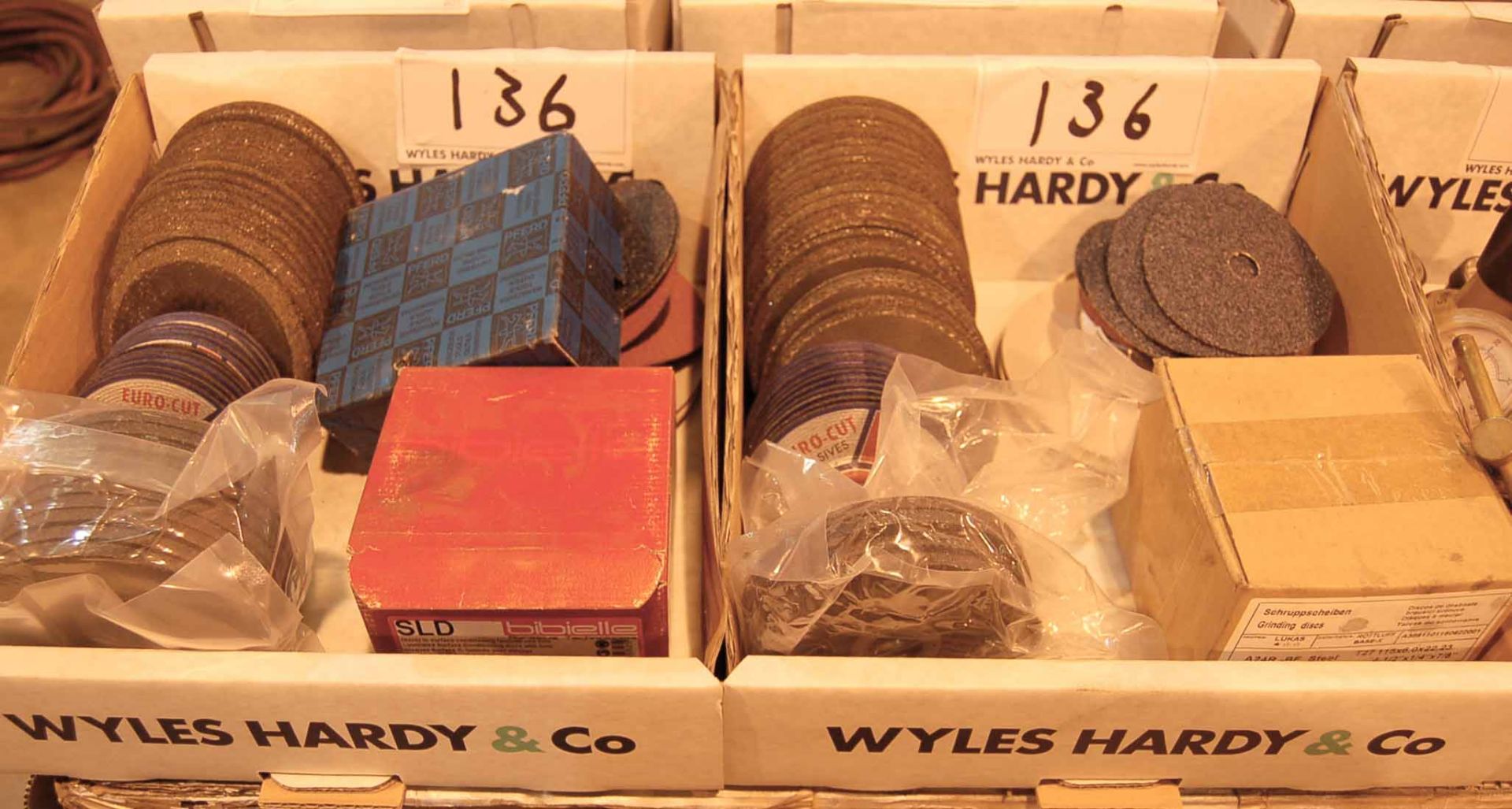 Two Boxes of Cutting and Grinding Discs (As Photographed)