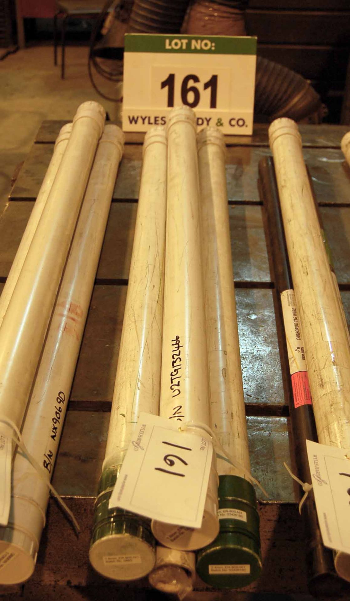 Four Tubes of ER80G Welding Rods