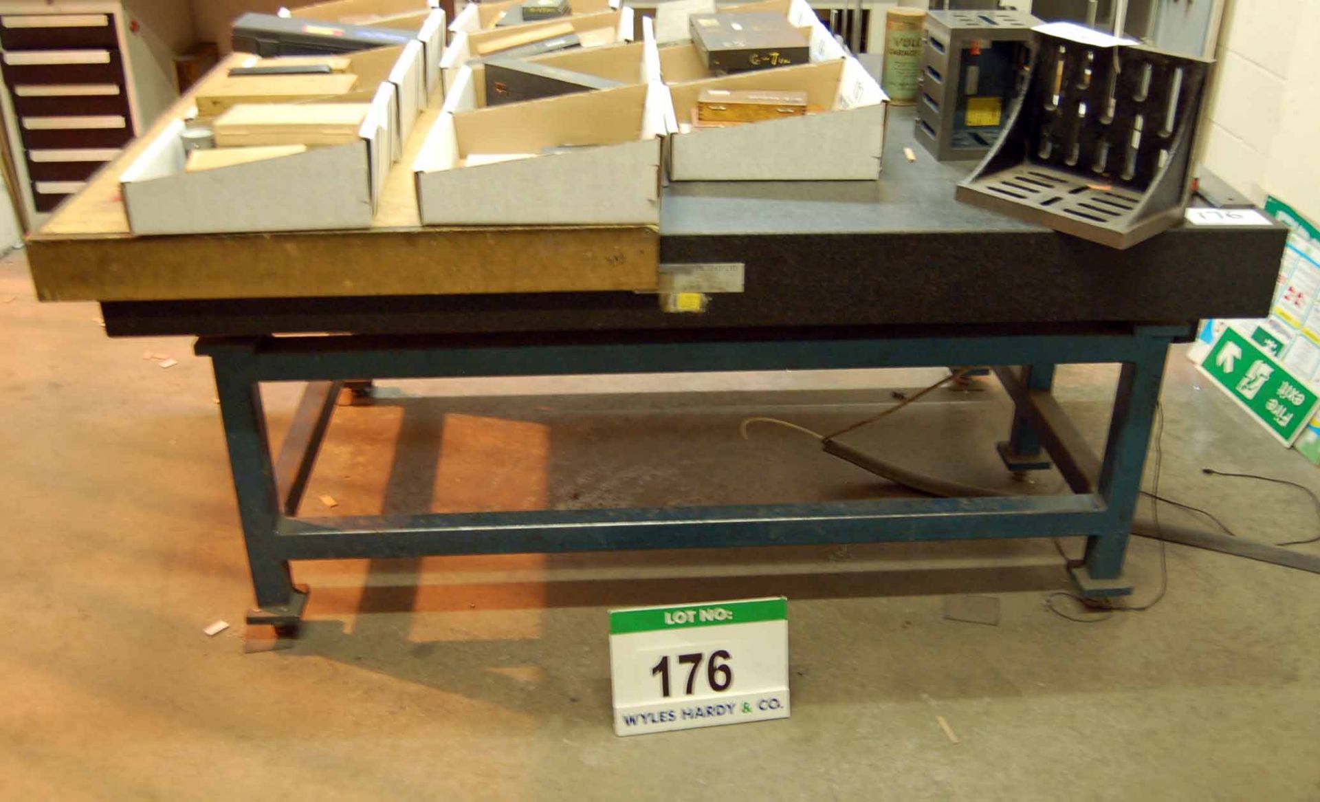 A METROLOGY LTD Granite Surface Table 1850MM x 1250MM Grade 1. Serial No: 1D241 February 2021