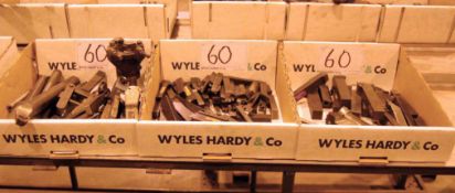 Three Boxes of Lathe Cutting Tools (As Photographed)