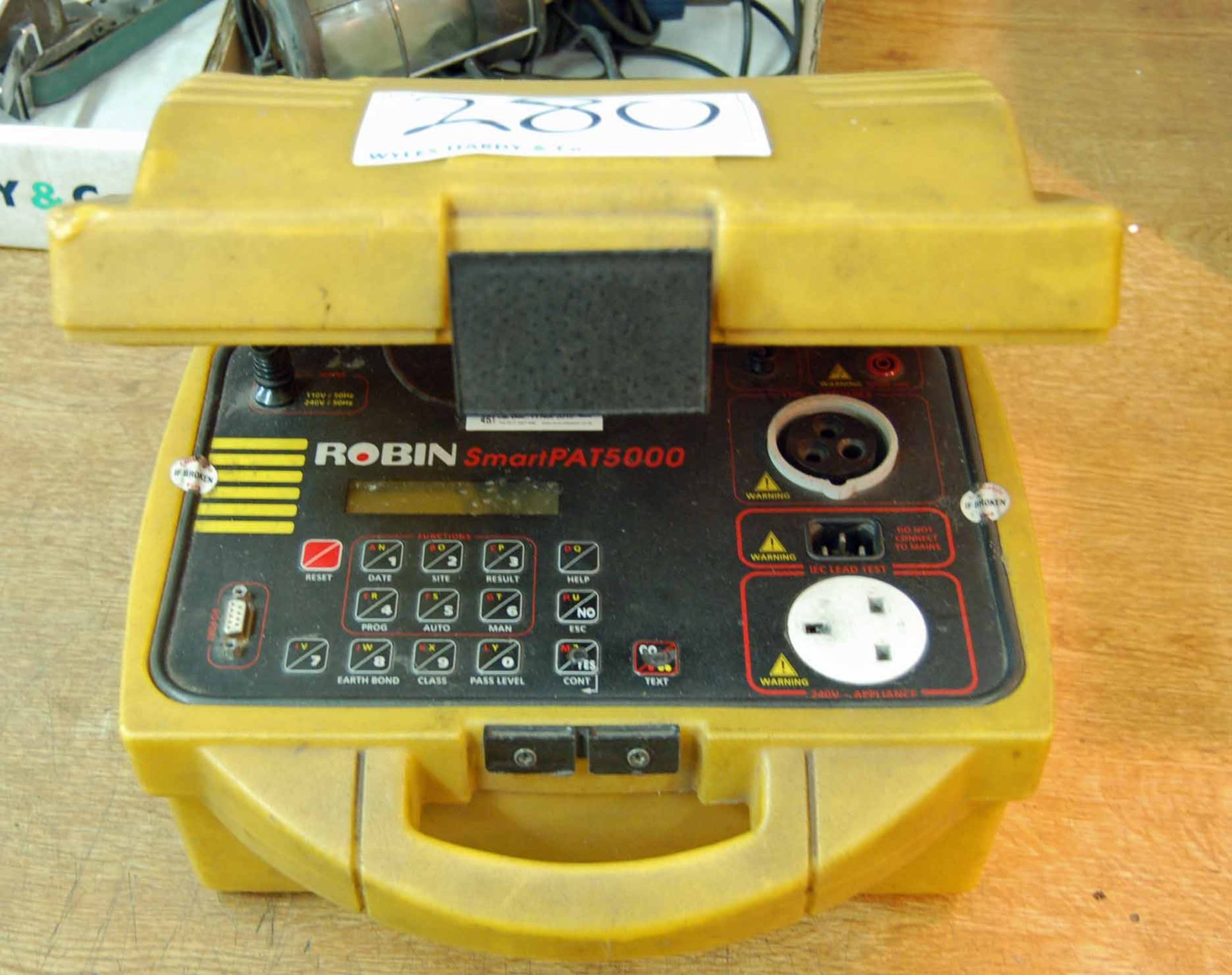 A ROBIN Smart PAT 5000 PAT Testing Station Blow Molded Case