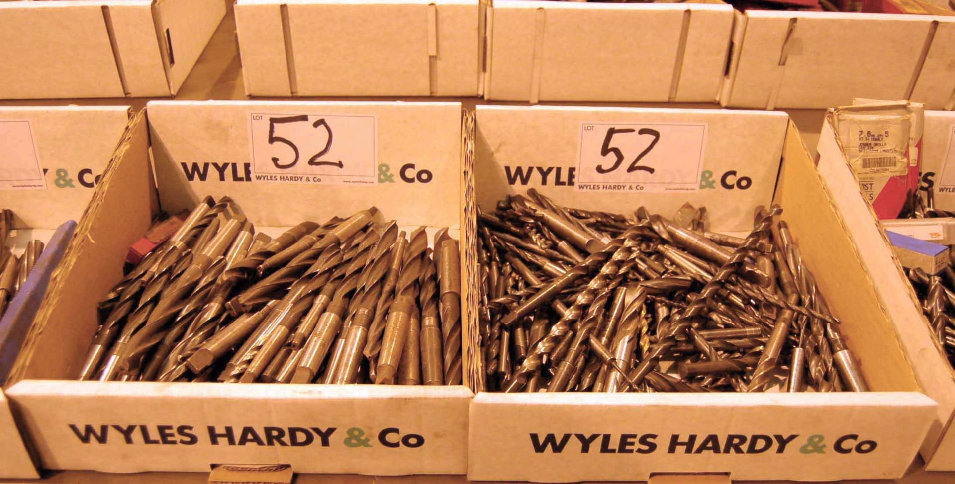 Two Boxes of Tapered Shank HSS Drill Bits (As Photographed)