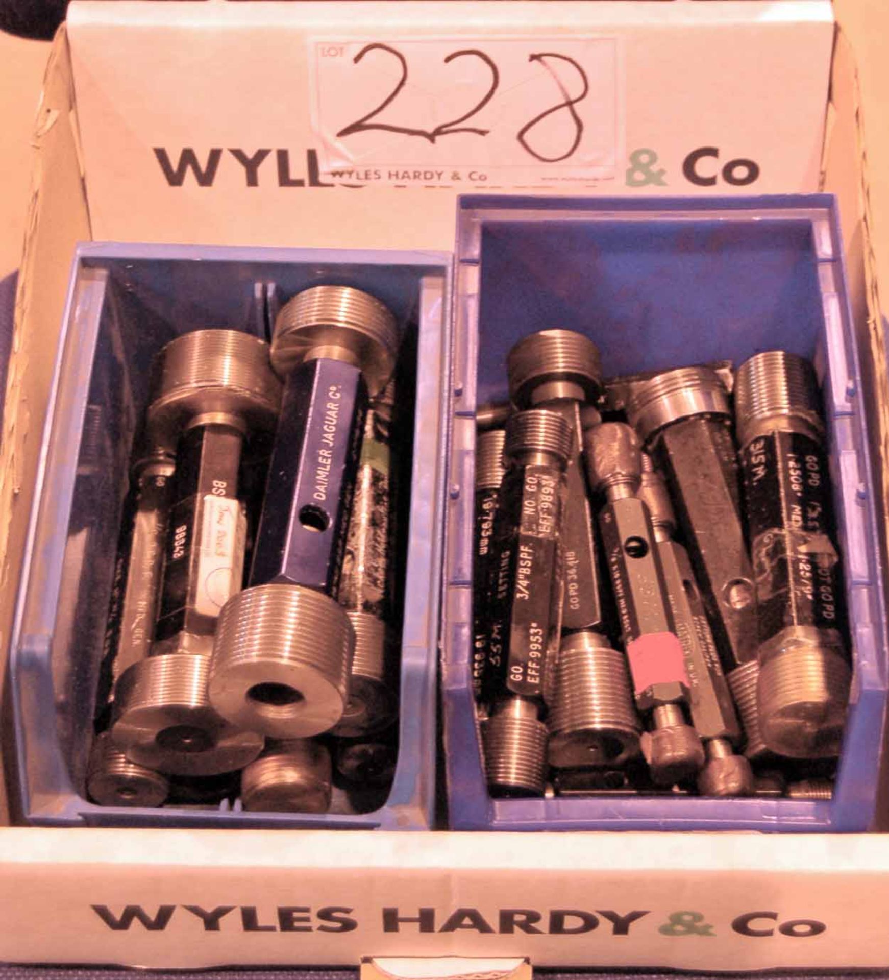 A Box of BSP Thread Gauges (As Photgraphed)