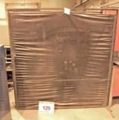 Two Free Standing Welding Screens