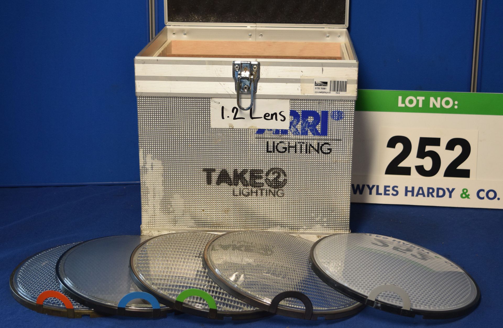 An ARRI 1.2K 5-Piece Lens Kit in A Dedicated Flight Case