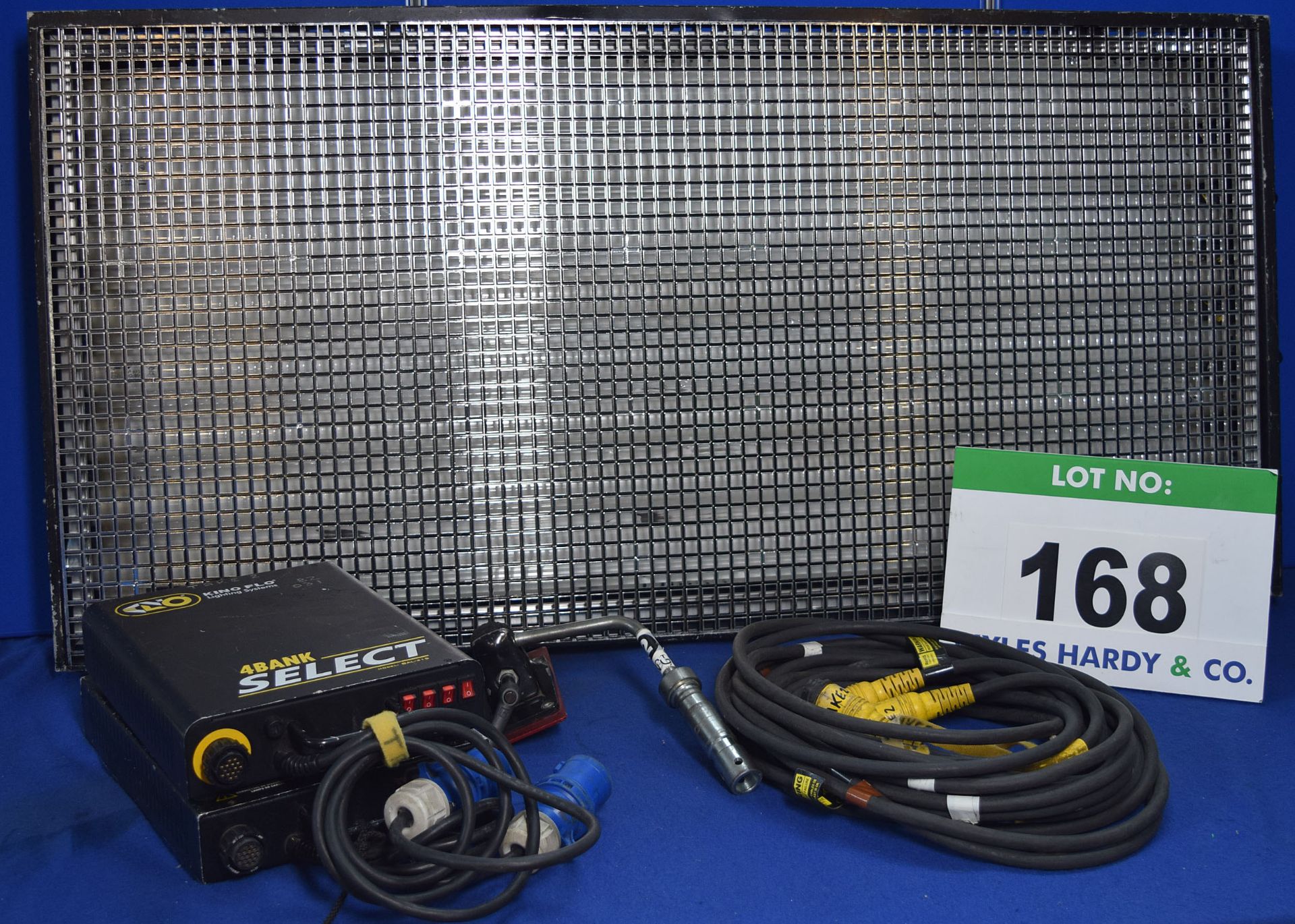 A KINO FLO LIGHTING SYSTEMS Flathead 80 Lighting Kit including Model CFX-4808 Flathead 80 8-Lamp