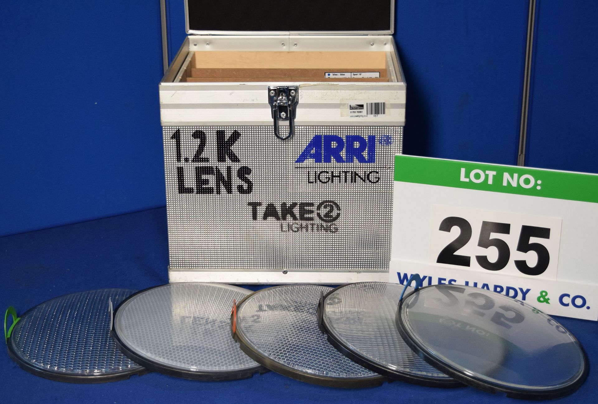 An ARRI 1.2K 5-Piece Lens Kit in A Dedicated Flight Case