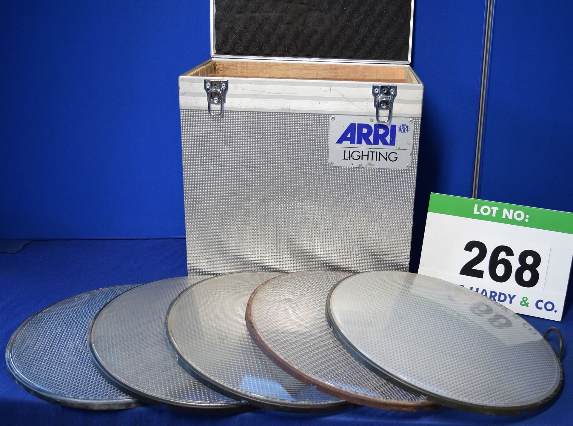 An ARRI 5-Piece 6K Lens Kit in A Flight Case