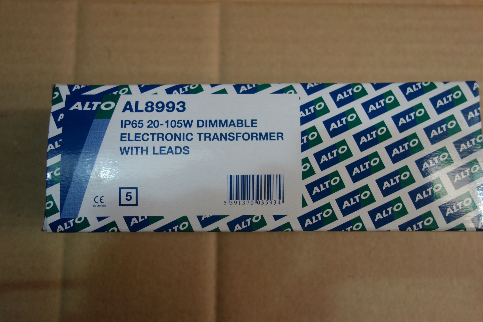 50 X Alto AL8993 Dimmable Electronic Transformer With Lead IP65 20-105W