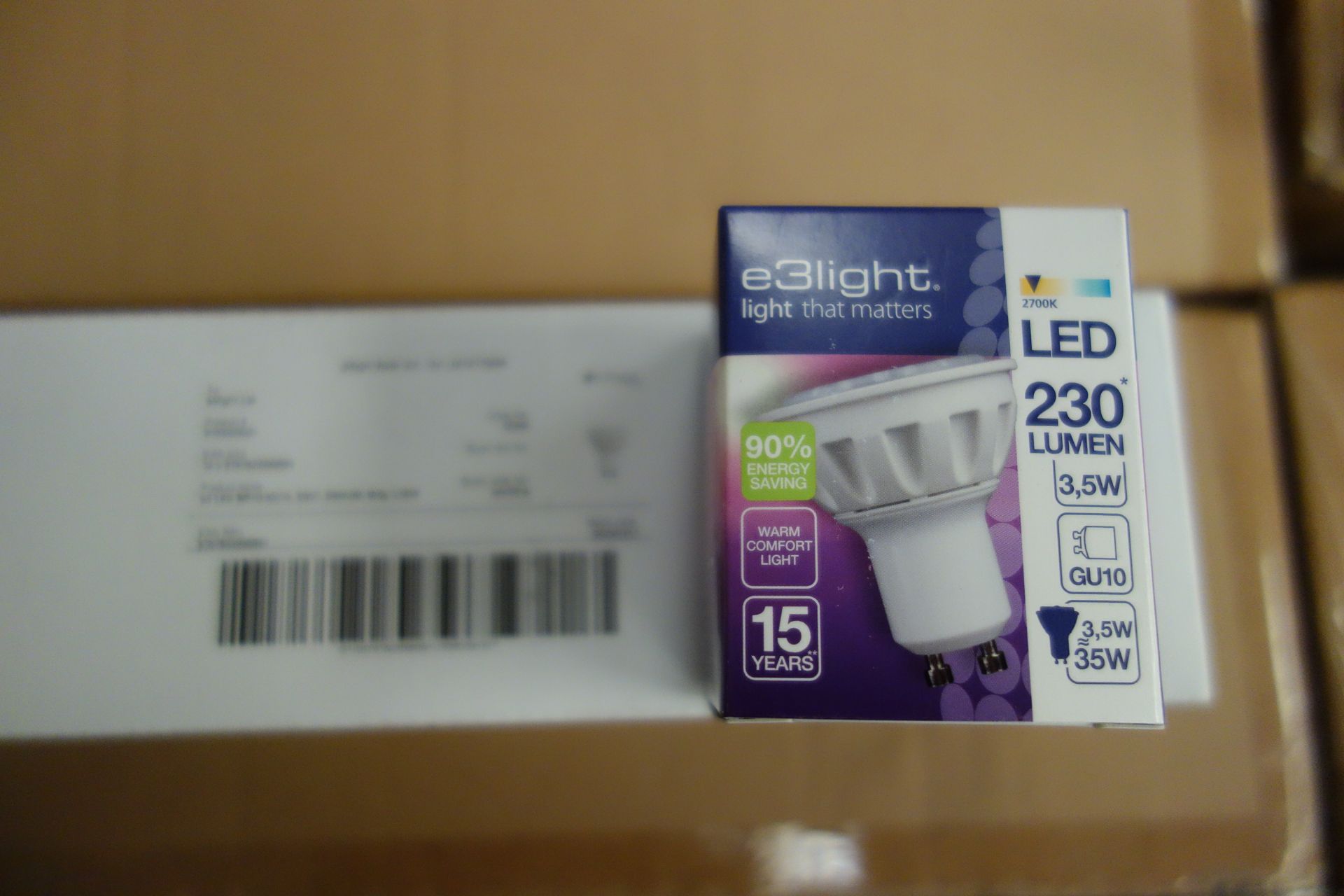 100 X E3Light 0103253521 GU10 LED 230 Lumen 3.5 W = 35W Warm Comfort Light
