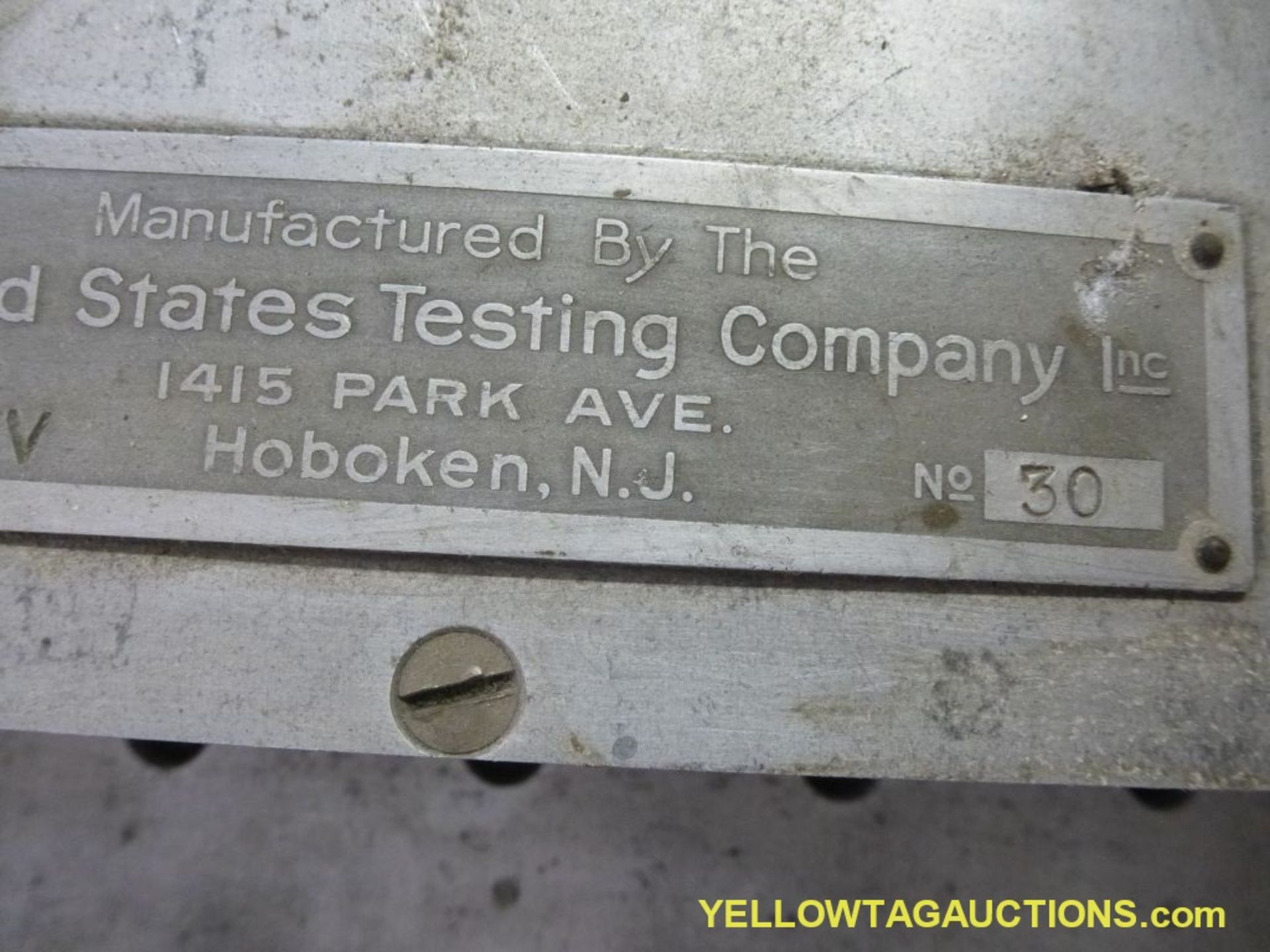 US Testing Co. Steel Test Base|Location: Charlotte, NC - Image 6 of 6