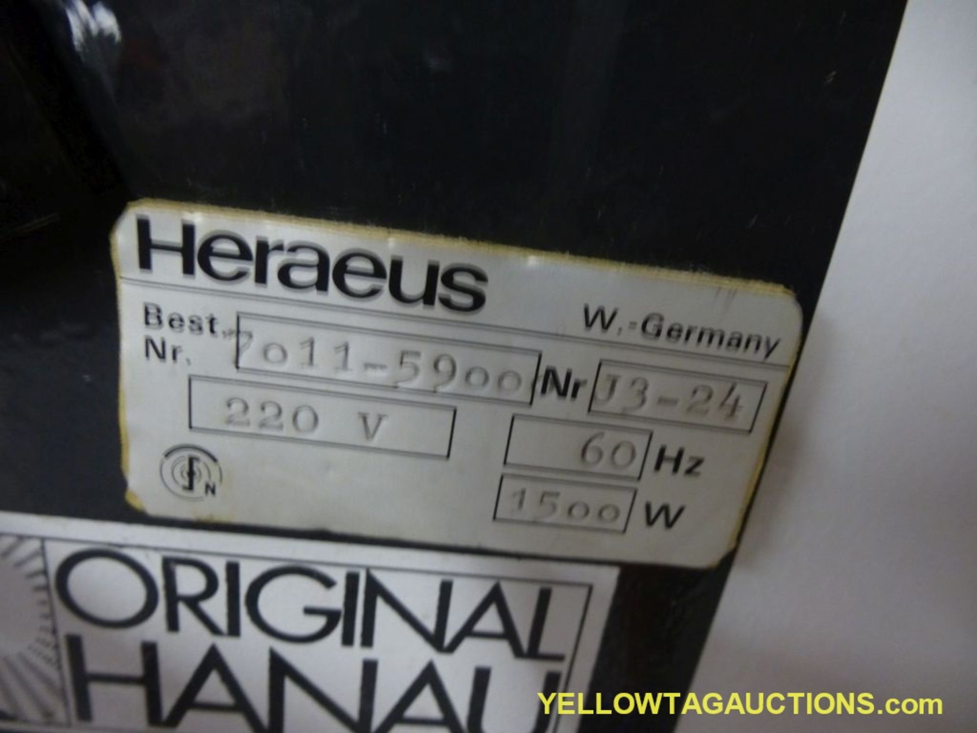 Heraeus UV Light Tester|Model No. 7011-59000220VLocation: Charlotte, NC - Bild 5 aus 5