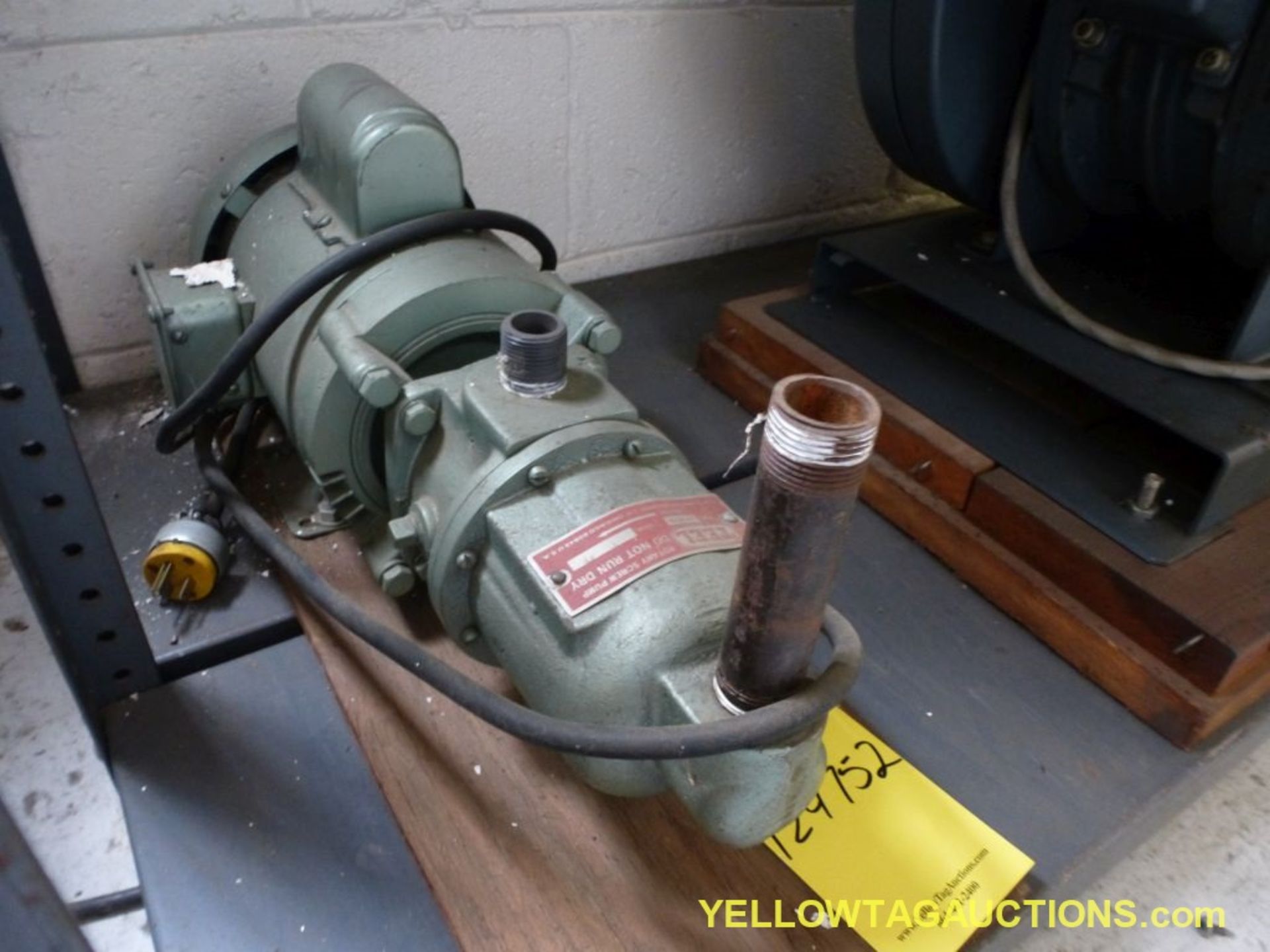 Teel Rotary Screw Pump with Motor|Model No. 3P570ALocation: Charlotte, NC