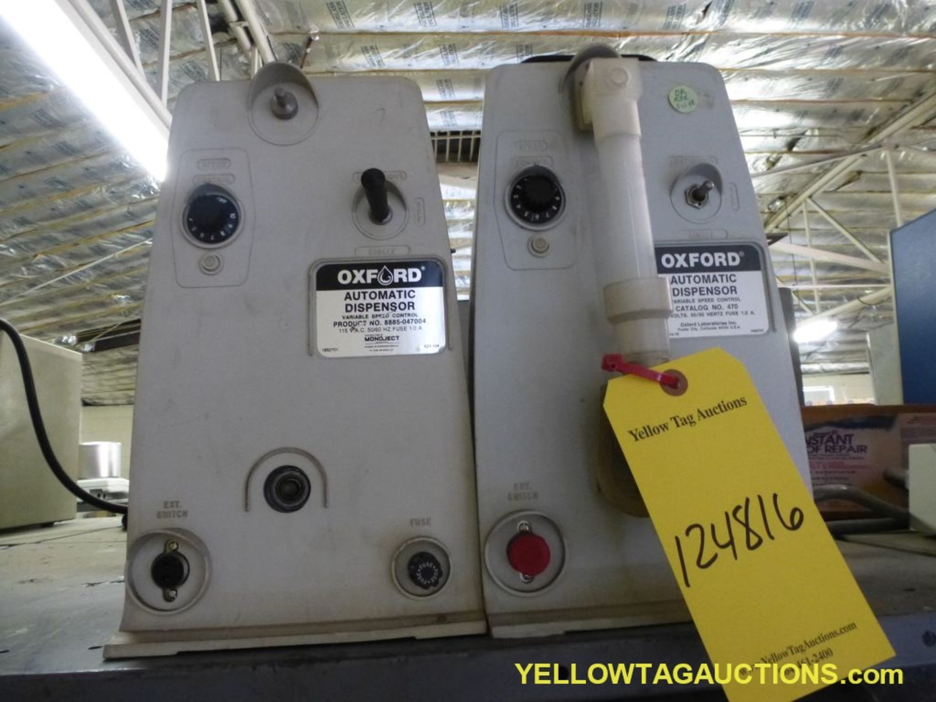 Lot of (2) Oxford Automatic Dispensers|Cat No. 470Location: Charlotte, NC